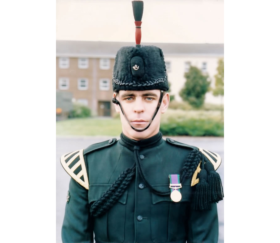 2 RGJ Bugler Mark Reed, Dover 1988 - Royal Green Jackets Association ...